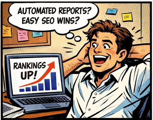 Rankings going up with automated reports