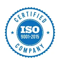 ISO 9001:2015 certified company